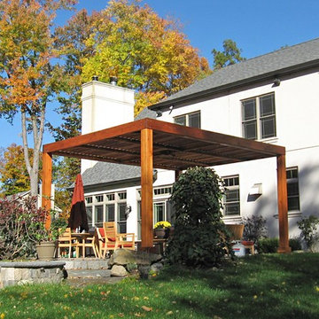Modern Louvered Garden Pergola
