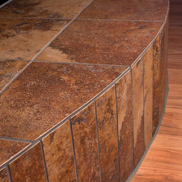 Curved Tile Hearth