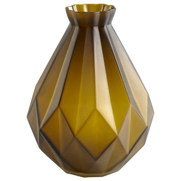 Cyan Bangla Vase 10452, Green
