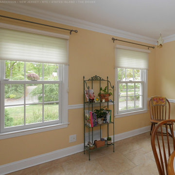 White Double Hung Windows in Pleasant Dinette - Renewal by Andersen NJ / NYC