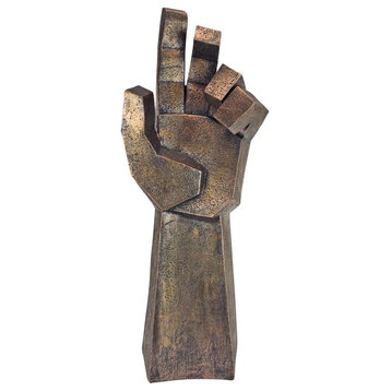 Design Toscano Freedom Rising Modern Cubist Hand Statue