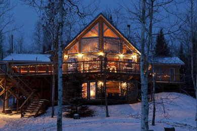 Example of an exterior home design in Other