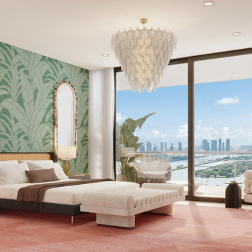 South Beach Penthouse Master Bedroom