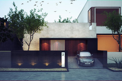 Contemporary exterior home idea in Other