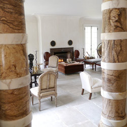 Limestone Columns - Columns And Capitals