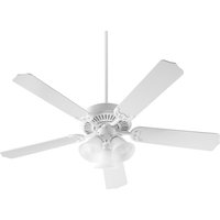 Capri X 52" Ceiling Fan, Studio White
