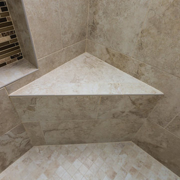 Modern Spacious Master and Hall Bathroom Upgrades in Leesburg, VA