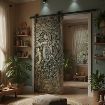 Bringing Nature Indoors with Mogul Interior Carved Doors