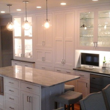 Transitional White Kitchen