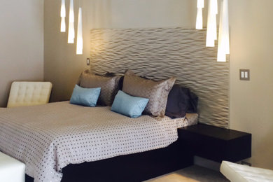 Trendy bedroom photo in Salt Lake City