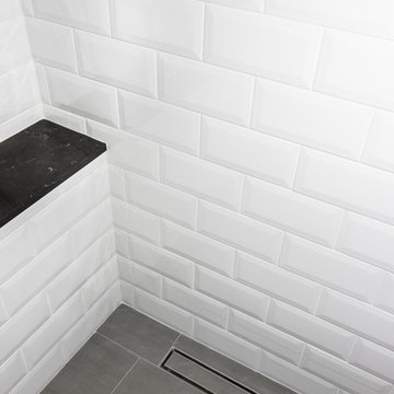 Modern new Masterbath construction in Glendora
