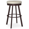 Backless Swivel Stool with Ring Handle - Canadian Made, Counter Seat