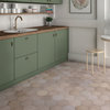 Heritage Hex Rose Porcelain Floor and Wall Tile