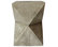 Savannah Outdoor Lightweight Concrete Accent Table, Light Gray
