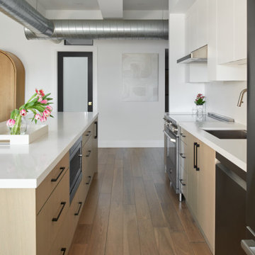 Ink Interiors, Bridel Design Build - Garment Factory Loft Condo | Toronto