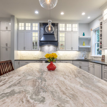 A Well Planned Kitchen for a Family with a Townhouse in Alexandria VA