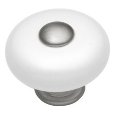 Belwith Hickory 1-1/4 In. Tranquility Satin Nickel Cabinet Knob P222-SN Hardware