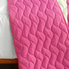 Touching Legend 3PC Vermicelli-Quilted Patchwork Quilt Set (Full/Queen Size)