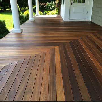 Lisa's Deck Staining deck