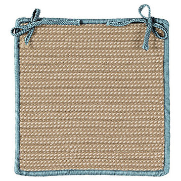 Boat House - Light Blue Chair Pad (single), Chair Pad, Braided