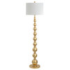 Adriana Metal LED Floor Lamp, Gold, 62.5"