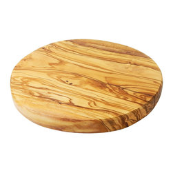 Le Souk Olivique - Olivique Round Cutting Board, Large - Cutting Boards