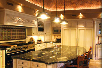 Mountain style kitchen photo in Miami