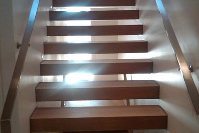 Example of a trendy staircase design in Vancouver