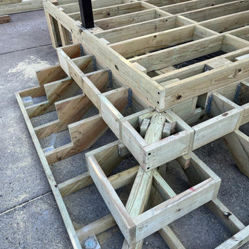 Deck Framing & Structural Work in Progress
