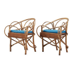Pair of Swedish Beech Bentwood Armchairs - Armchairs And Accent Chairs
