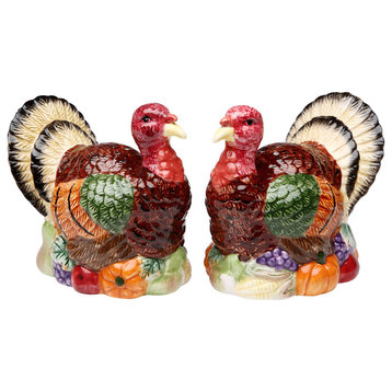 Turkey Salt and Pepper Shakers, Set of 2