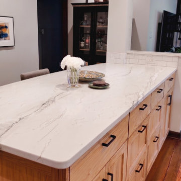 Bianco Superiore Quartzite Kitcheb