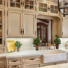 distressed wood kitchen