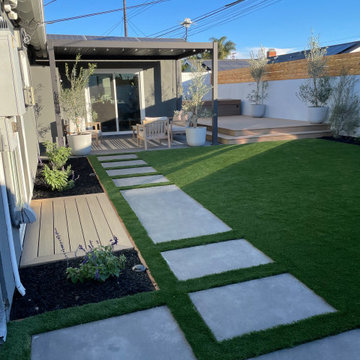Modern Backyard Remodel - Huntington Beach