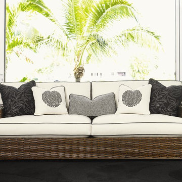 Ocean Club Woven Split Rattan Salina Sofa