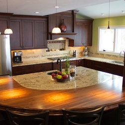 Cincinnati, OH - Transitional - Walnut Wood Countertop - Kitchen Countertops