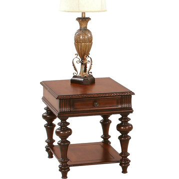 Mountain Manor End Table - Heritage Cherry