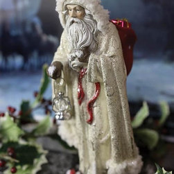 Christmas Eve Expedition Santa Figurine - Holiday Accents And Figurines