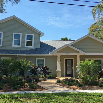 Extra large lot, reborn after a fire