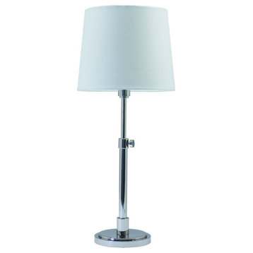 Townhouse Adjustable Table Lamp in Polished Nickel