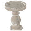 Garden Candle or Candle Holder, Gray