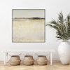 "Embellished Subtle Scape I" Framed Canvas by Giant Art 30"x30"