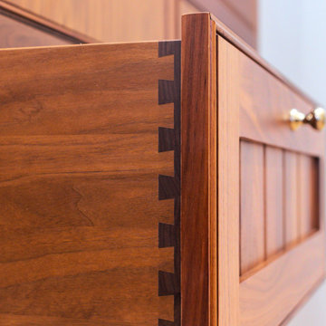 Traditional Walnut Cabinetry