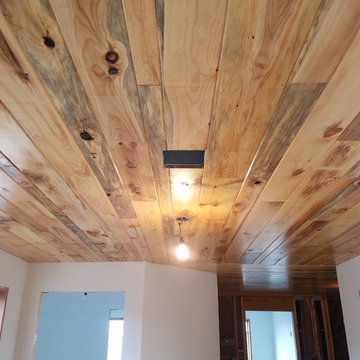 Random Width Pine Ceiling