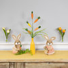 Striped Carrots Artificial Easter Spray 23.75"