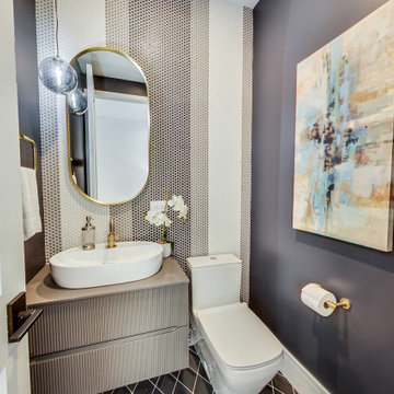 Modern Powder Room | New Explode Construction