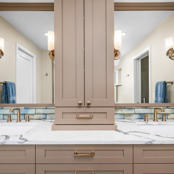 Serenity in Stone: A luxe Bathroom Transformation