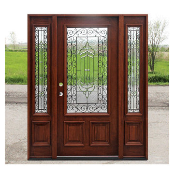 One Door Two Sidelights