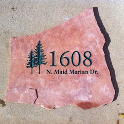 Address Stone Marker - House Numbers