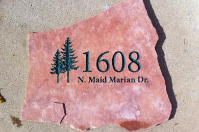 Address Stone Marker